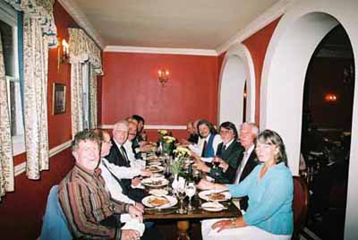 left to right: Sandy Morrison, Paul Napp, Tony O'Sullivan, William Rudling, Chris Tubb, Terry Imvie, Colin Edwards, Derrick Anderson, Duncan Lunan, Sydney Jordan, Jeff Morgan, Annabel Morgan